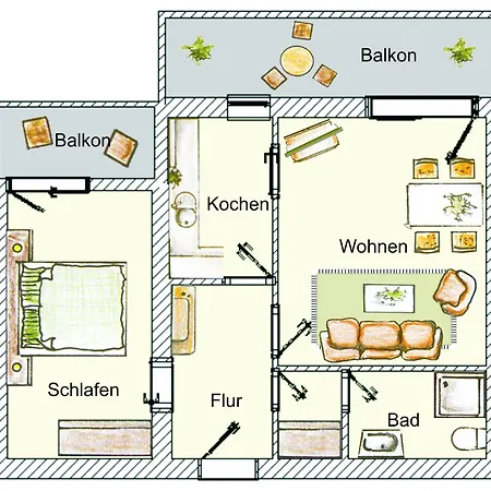 Apartmán Brise Caprivi App 02 *